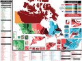 Canadian federal election 1993 - Winning party vote by riding