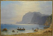 Carl Morgenstern: Küste von Capri, 1862