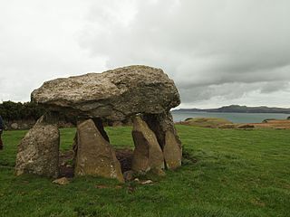 Carreg Samson Neolithic dolmen in Wales