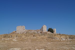 View from the east of the redoubt of Kastro Kiveriou Castle