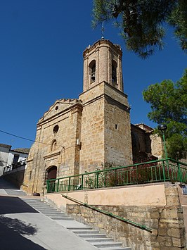 Chalamera - Chiesa di San Martín - Facciata 02.jpg