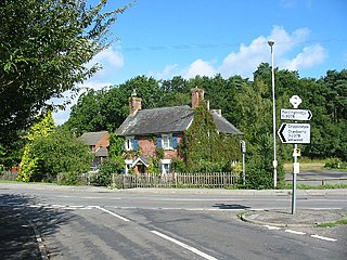 Alderholt Human settlement in England