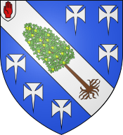 Arms of Cheyne Baronets of Leagarth Cheyne of Leagarth arms.svg