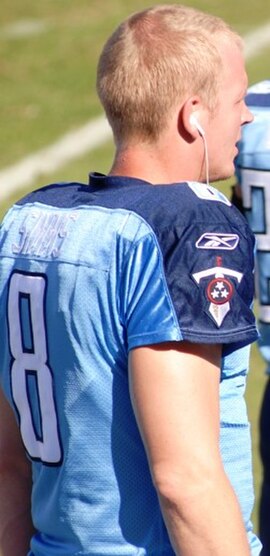 Simms with the Titans in 2008