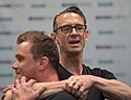 * Nomination Chuck Palahniuk pretending to put a fan in a choke hold at BookCon 2018 --Rhododendrites 02:17, 9 June 2018 (UTC) * Promotion  Support Good quality. --Granada 06:45, 9 June 2018 (UTC)