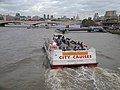 City Cruises Millennium of Peace, seen whilst on a river cruise in the River Thames, London in November 2011.