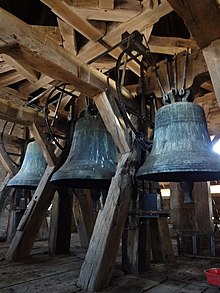 Les trois cloches de l'église.