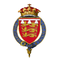 Coat of Arms of Sir John Mowbray, 3rd Duke of Norfolk, KG.png