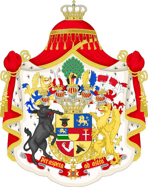 File:Coat of Arms of the Grand Duchy of Mecklenburg - Schwerin.svg