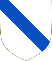 Coat of arms of the Sanudo family of Duchy of Naxos