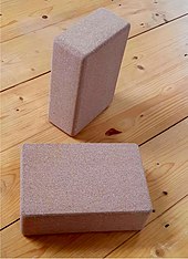 photo of pair of cork yoga blocks