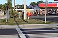 Crosswalk with flags, A1A