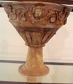 Vaso centuripino (280-220 a.C.) al Museo archeologico regionale di Palermo