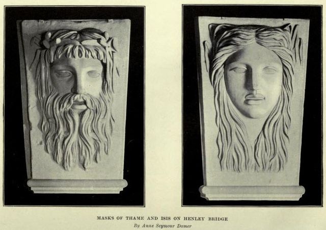 Thame and Isis, carved by Anne Seymour Damer.