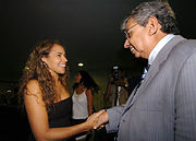 Mercury and President of the Brazilian Senate Garibaldi Alves Filho (8 April 2008)