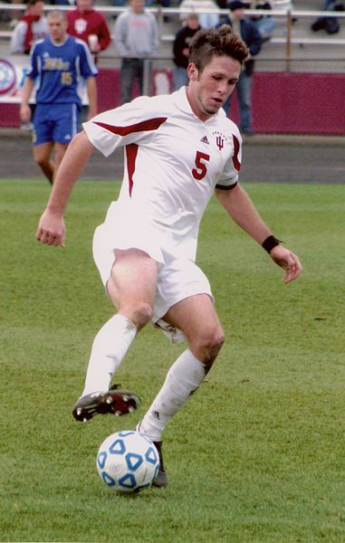 2004 Hermann Trophy winner Danny O'Rourke playing for the Indiana Hoosiers in 2004