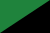 Darker green and Black flag.svg