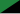 Darker green and Black flag.svg