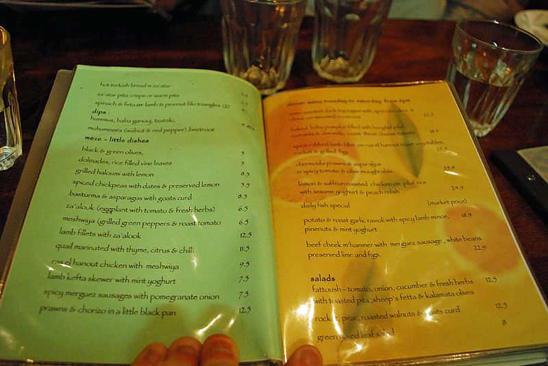 File:Dips, Meze, Main menu - Cafe Mint.jpg