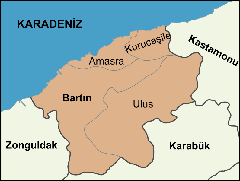 File:Districts of Bartın.png