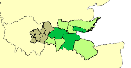 Districts of thames gateway