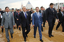 Dmitry Medvedev in Kazakhstan 5 July 2008-4.jpg