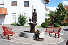 Der Dorfbrunnen von Schlier