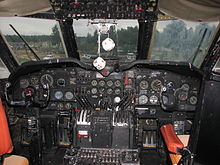 Cockpit einer Douglas C-124 Globemaster II