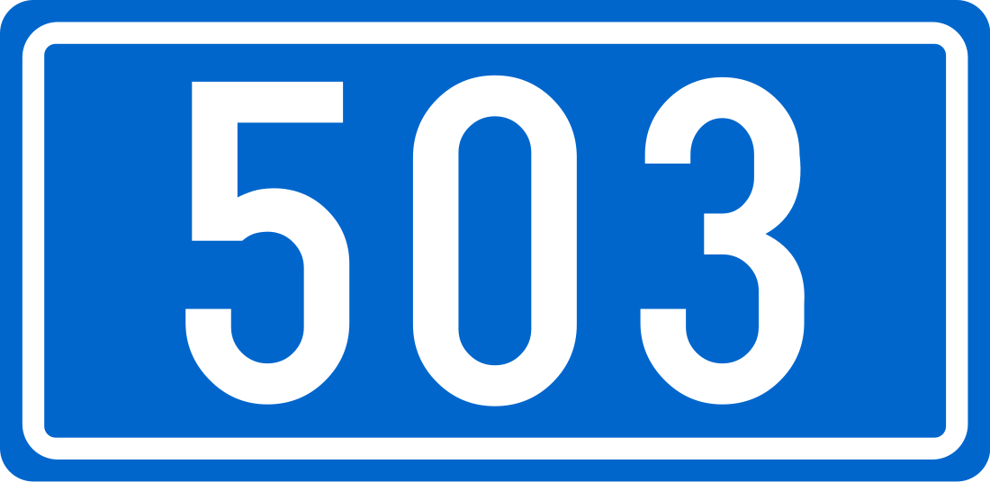 D503 road