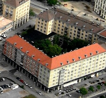 Dresden Luftbild Wilsdruffer Strasse