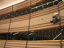 Interpreting booths in the Brussels hemicycle