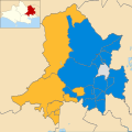 East Dorset UK local election 2003 map.svg