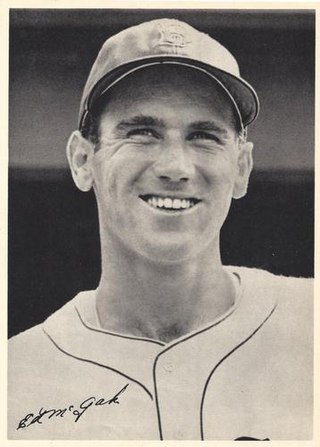 <span class="mw-page-title-main">Eddie McGah</span> American baseball player (1921-2002)