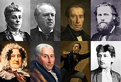 Acht beroemde 19e-eeuwse Nederlanders