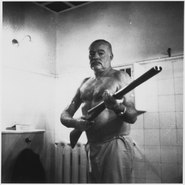 Ernest Hemingway at the Finca Vigia, Cuba - NARA - 192663