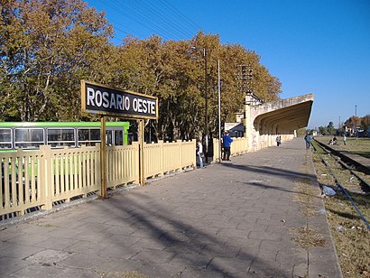 How to get to Estación Rosario Oeste with public transit - About the place