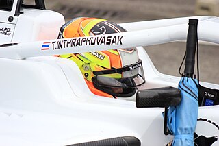 <span class="mw-page-title-main">Tasanapol Inthraphuvasak</span> Thai racing driver (born 2005)