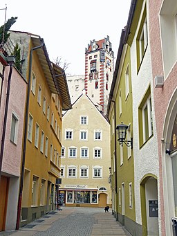 Füssen - Hutergasse Ri Ritterstr Nr 5