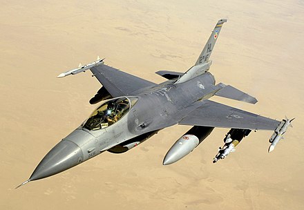The General Dynamics/Lockheed F-16 is the archetype of the modern, advanced light jet fighter, and is in service with many nations.
