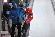 Deutsch: 2. und finaler Lauf der Juniorinnen bei den 33. FIL Juniorenweltmeisterschaften 2018 in Altenberg/Erzgebirge am 1. Februar 2018 (Namen der Abgebildeten in den Kategorien) English: 2nd and final run female juniors at the 2018 33th FIL Junior World Championships at Februar 1st alt Altenberg, Germany (names in categories)