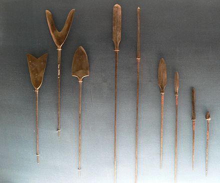 Japanese arrowheads of several shapes and functions