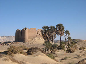 Römische Festung von Ain el-Labakha in der Senke Charga, Ägypten