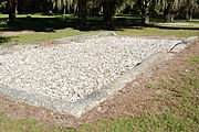 Fort Frederica National Monument, including the fort and town of Frederica ruins This is an image of a place or building that is listed on the National Register of Historic Places in the United States of America. Its reference number is 66000065.