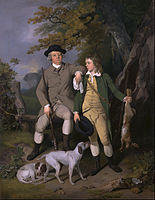 Портрет охотника с сыном, 1779, Йельский центр британского искусства (запасники).