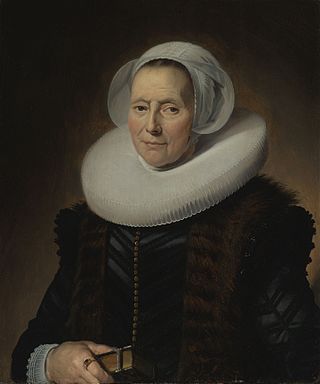 <i>Maritge Claesdr. Voogt</i> Painting by Frans Hals