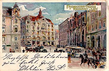 1903, Friedrichsbau-Theater and Centralbahnhof