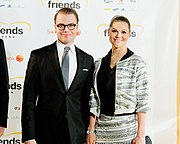 At the opening of the Friends Arena in Solna (27 October 2012)