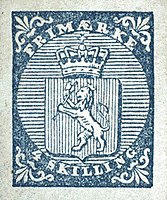 První norská známka