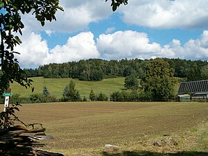 View of the Funkenburg near Wehrsdorf