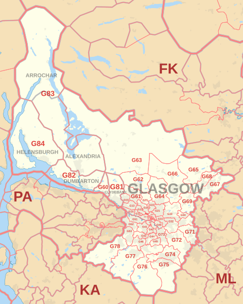 File:G postcode area map.svg
